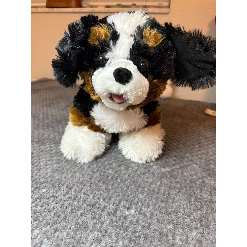 Build A Bear Promise Pets Bernese Mountain Dog Plush Black Brown White BAB